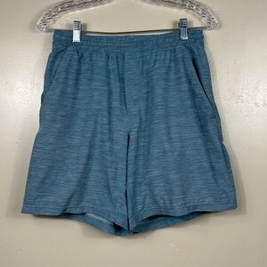 Lululemon Pace Breaker Short 7" Linerless Heather Allover Blue Cast Size Small